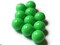 10 20mm Smooth Round Light Green Beads Vintage Plastic Beads Lightweight Sturdy Acrylic Beads